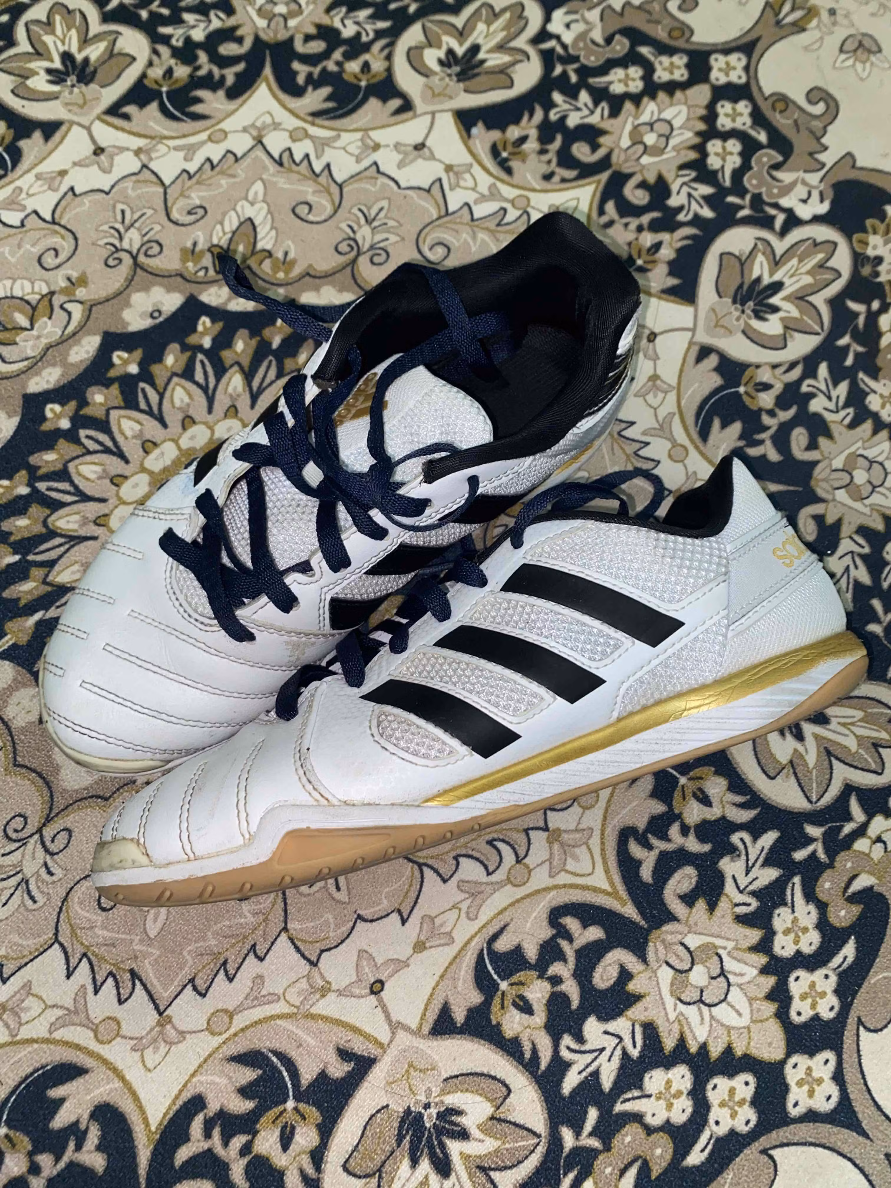 adidas Top Sala 'White Black Yellow' HR0147 adidas Top Sala 'White Black Yellow' HR0147